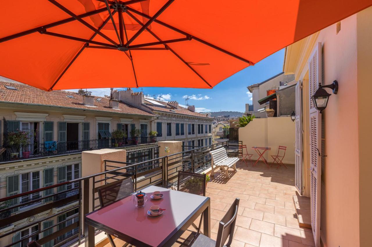 Open Sky Terrace Downtown Studio Nice Dış mekan fotoğraf