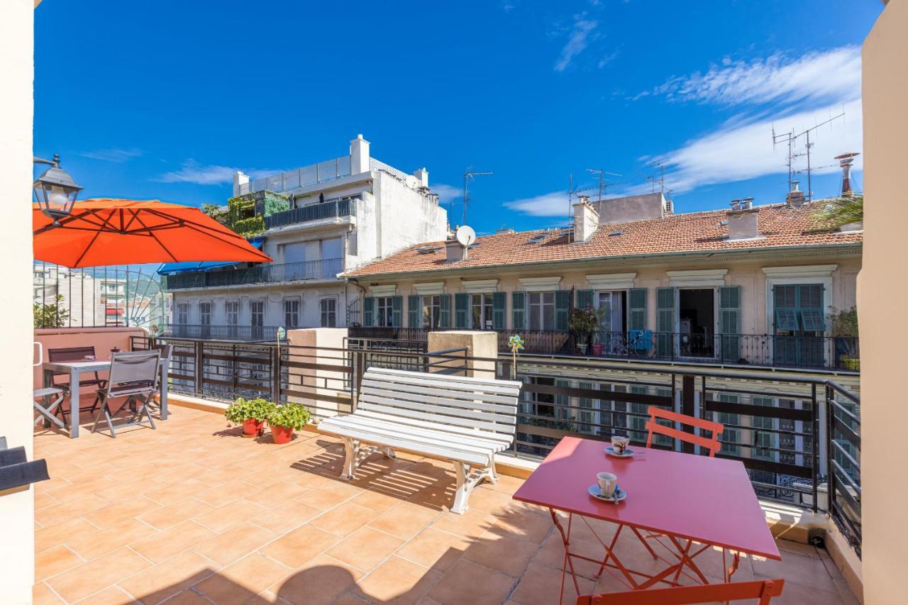 Open Sky Terrace Downtown Studio Nice Dış mekan fotoğraf